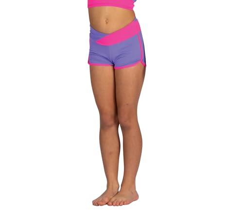 Danz N Motion Girl's Dance Convention Wear Lily Shorts Colorful Bright