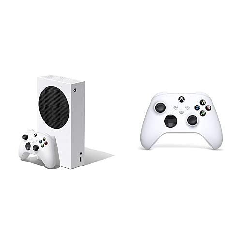 Xbox Series S & Robot White Controller
