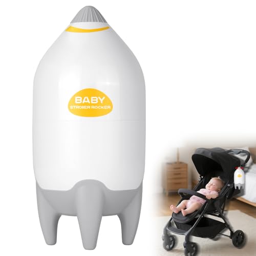 Vicloon Rocker Rechargeable, Baby Sleep Aid, Adjustable Speed - Fits All Pushchairs and Prams to Create a Baby Bouncer, Baby Essentials for Newborn