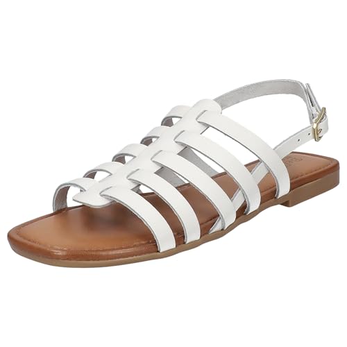 Chaussures Uma-Italie en cuir blanc : l'élégance italienne en taille 10 Narrow