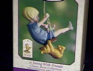 Hallmark Keepsake Ornament – Winnie The Pooh “A Swing With Friends” (2000) QEO8414