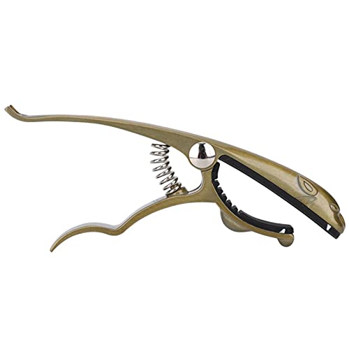 Tomotato Guitare Capo Bronze Couleur Grenouilles en Forme de Guitare Capo Guitare Outil pour Guitare Ukulélé Mandoline - Les Beatles, Paul McCartney, John Lennon, RIngo Starr, George Harrison Tomotato Guitare Capo Bronze Couleur Grenouilles en Forme de Guitare Capo Guitare Outil pour Guitare Ukulélé Mandoline
