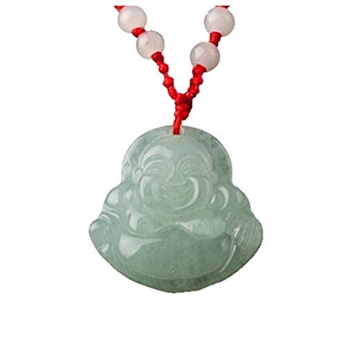 ZYCX123 Anhänger chinesischen Feng Shui Jade-Stein-Glücksbringer Halskette Geld Buddha Geschenke für Freunde Cover