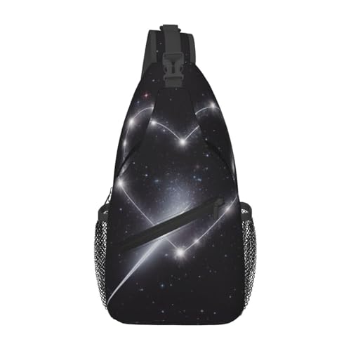 Sac à dos à bandoulière avec fermeture éclair sécurisée noir