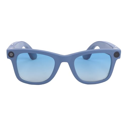 Gafas inteligentes AI con cámara HD de 8MP para grabar tus rutas en video 1080P