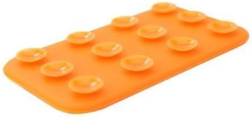 2 x Dual Side Anti-slip Silicone Suction Cup Mat Phone Holder Rectangle Sucker