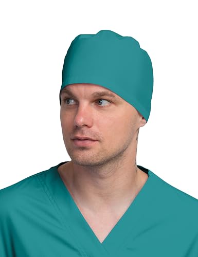 Image of Solid Working Cap Scrub Cap for Women and Men Unisex Surgical Cap Comfortable and Stylish Scrub Hat