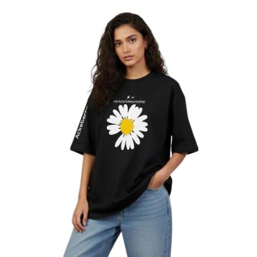 Image of Women Cotton Blend Half Sleeve Regular Fit Casual Everyday T Shirt for Office and Daily Use