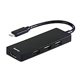 Kein separates Netzteil nötig: Stromversorgung erfolgt über USB-Buchse am Gerät (bus-powered). Integr. USB-Kabel zur Verbindung mit PC/Notebook/Tablet