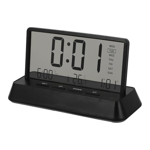 PRETYZOOM Orologio Da Comodino Digitale Compatto Con Sveglia Multifunzionale Per Anziani Orologio Elettronico Sicura Per Camera Da Letto Ufficio E Cucina