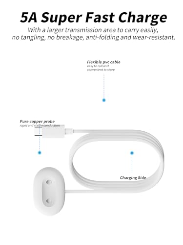 Câble de charge pour Google Pixel Watch 4 avec organiseur silicone