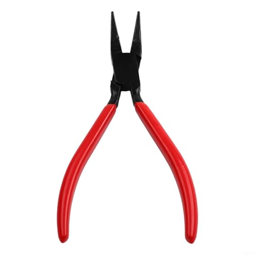 Pince pliante en tôle de 180 mm avec poignée antidérapante, mâchoire droite/45°/90° pour ourler les plaques d'acier en fer, pince plate en acier à haute teneur en carbone (180°)