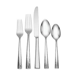 Oneida Cabria Piece Fine Flatware Set, 45 Count, Metallic