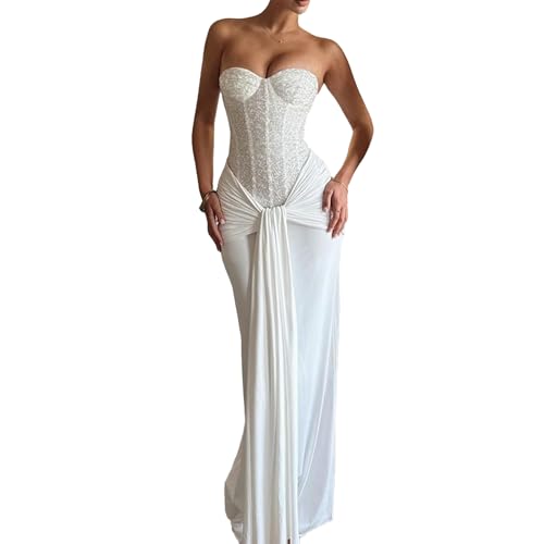 Robe de soirée pour cérémonie de mariage plage été et bal chic