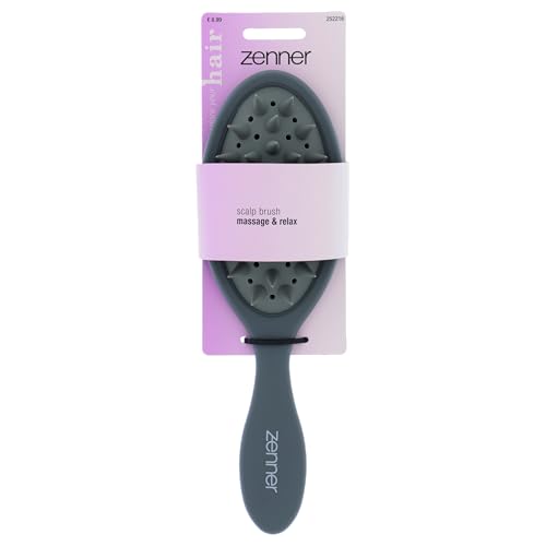 Zenner Curling Brush - Hair Brush for Gentle Detangling & Effective Head Massage - For Wavy & Curly Hair