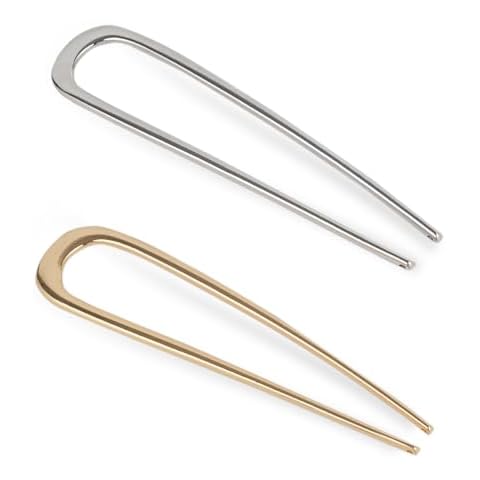 Fosvrde 5.5 Inch Metal Hair Pins Cover