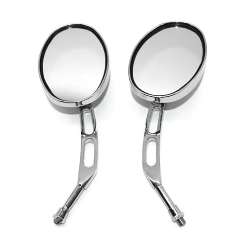 Espejos retrovisores de motocicleta con cristal antirreflejante para Kawasaki Vulcan