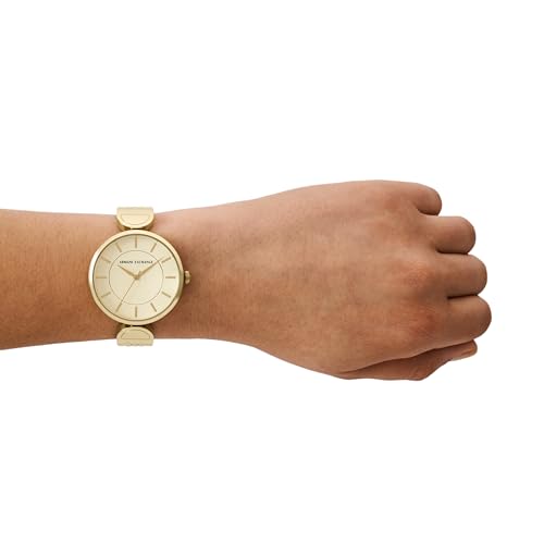 Image of Armani Exchange Gold Watch AX5385