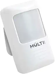 Sensor de Presença para sobrepor em parede com ajuste de tempo, sensibilidade e acionamento da fotocélula Multicraft