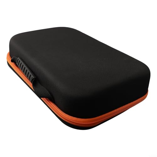 Bolsa de almacenamiento de herramientas para taladro eléctrico y amoladora, organizador de herramientas de tela Oxford con acolchado EVA, 270 x 220 x 70 mm/330 x 225 x 90 mm, negro o naranja (naranja