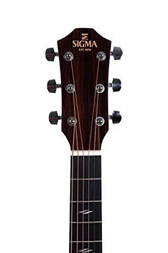 Sigma GTCE-2-SB – Guitare électro-acoustique – Sunburst - Les Beatles, Paul McCartney, John Lennon, RIngo Starr, George Harrison Sigma GTCE-2-SB - Guitare électro-acoustique - Sunburst – Image 5