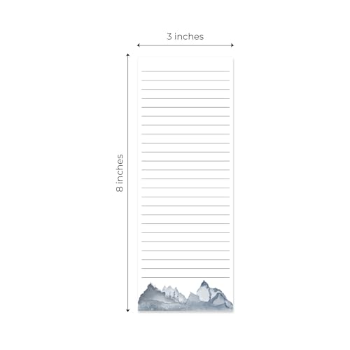 Bloc-notes adhésifs format panoramique bleu paysage pour stopper l'oubli de notes - 5
