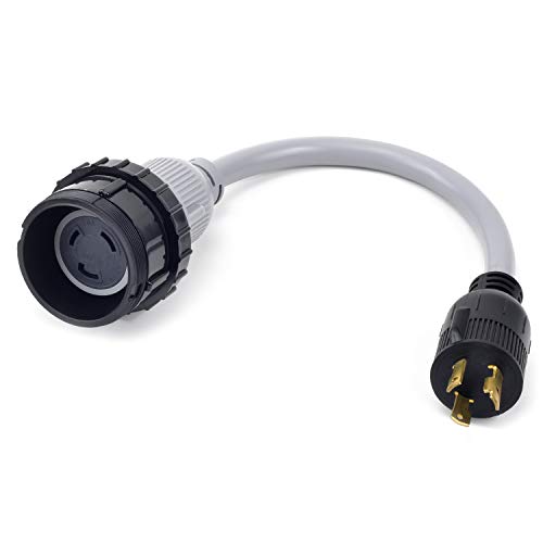 ElecStream Tech Shore Power/RV Generator Adapter Cord,NEMA L530P to L5