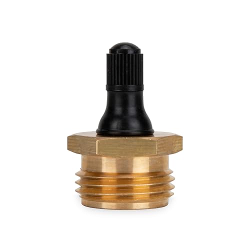 Image of Camco RV Brass Blow Out Plug - Essential RV Winterizing Tool - Heavy-Duty Brass Construction - Helps Clear Your Water Lines During RV Winterization and Dewinterization (36153)