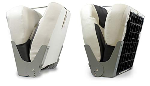 Pro.tec] 2x Sedile Barca 'Exclusive - Line' (blu - Bianco) - Di