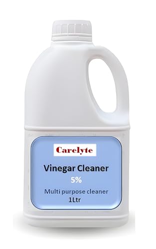 Carelyte Vinegar for Household Cleaning Purpose | Regular 5% | Distilled White vinegar | All Purpose cleaner | 1L (5%)