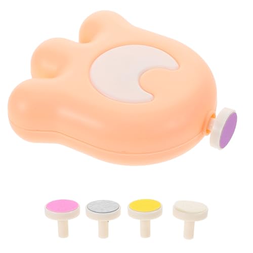 WOFASHPURET Silent Electric Nail Trimmer for Boys and Girls Fingernail Clippers Nail Buffer Grooming Kit Toddler Manicure Set with 5 Grinding Heads