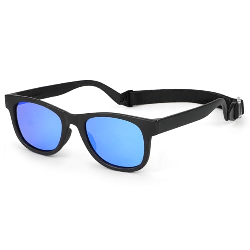 Hifot Gafas de sol para bebés Niño Niña, polarizadas UV400 100% protección Rayos Gafas de sol templos Gafas de Sol Infantiles   De 2años a 7años