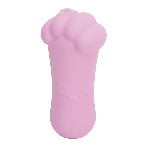 Cat Claw Shape Silicone Ice Capsule Comfortable Handle Soft Texture Lightweight Facial Ice Massager for Facial Skin Care (Purple)