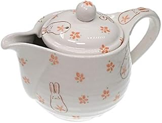 うさぎ ウサギ 兎 清潔第一! 日本製 陶器 美濃焼 ！茶こし付 容量350cc 急須 ポット ACS WEB SHOPオリジナル