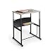 Safco Products AlphaBetter Adjustable-Height Desk, 1201BE, 28" x 20" Standard Desktop, Swinging Footrest Bar