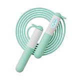 Smart Springseil – Fitness-Springseil, 3 Meter Springseil mit Zähler, 4 Tasten, für Fitness und Workout