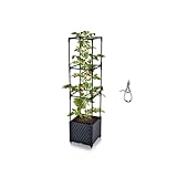 Tomato Planter with Metal Trellis,Self Watering Raised Garden Bed,for Garden Planter for Tomato Pots for Tomatoes Box Outdoor Planter for patio,Heavy Duty Container Planter for Climbing Vegetables