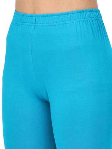 Image of Robinbosky Premium Stretchable Cotton Ankle Legging for Women | Suitable for Formal wear & Casual wear | High-End Elastic Makes The Leggings Squat Proof and Durable for Travel, Yoga, & Workout.