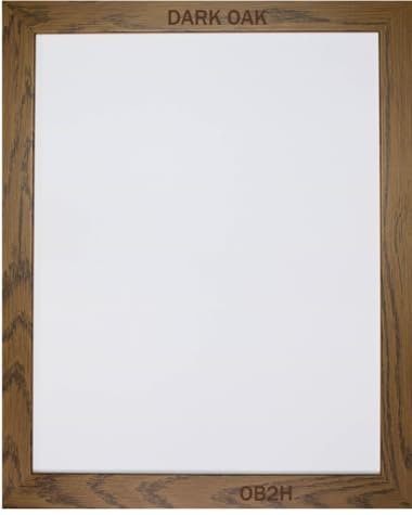 Ob2h Dark Oak Solid Wood Effect A1 A2 A3 A4 A5 Poster Frame (, A5 (210 X 148 Mm))