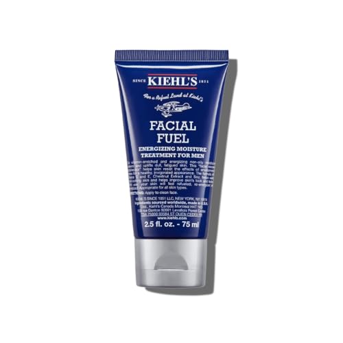 Kiehl's Facial Fuel Moisturiser, Men's Face Cream, with Vitamin C and Caffeine