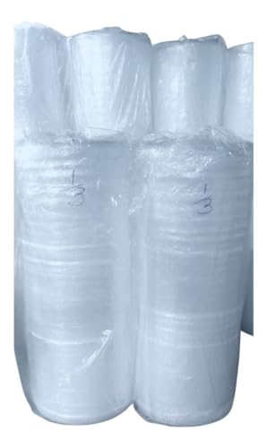 Kit 3 de bolhas de ar de 40 cm x 100 cm, 25 micras, resistente e útil para embalagem e proteção, iso
