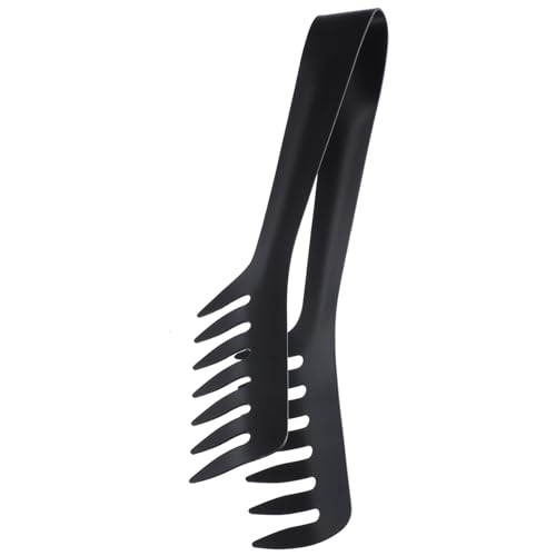 BIUDECO Pinzas para Servir Espaguetis de Acero Inoxidable Diseño de Peine para Pasta y Fideos Resistentes y Fáciles de Limpiar Utensilio Versátil para Ensaladas y Carnes Cocina y