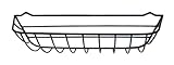 Garden Artisans 30 Inch Window Hayrack Steel Window Box PVC Coated Black