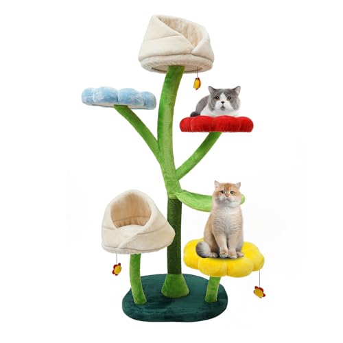 Árbol para gatos grande multi-nivel de 63.8 pulgadas miniatura 1