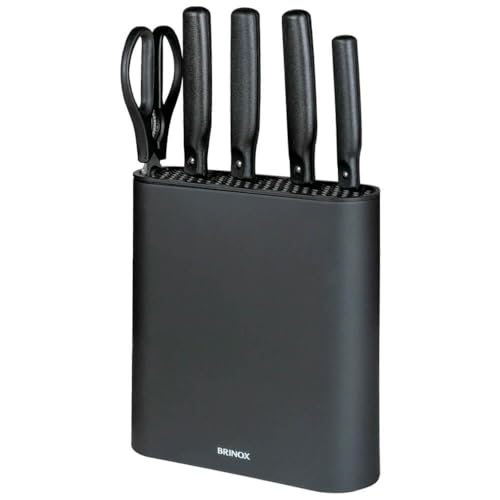 Brinox - Jogo de Facas com Suporte Cepo