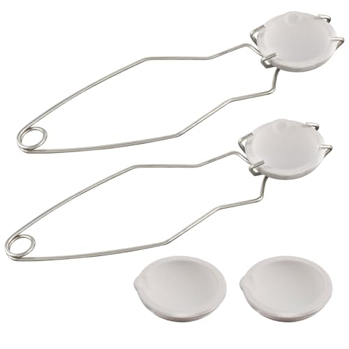 Framendino, 6 Pack Crucible Kit with 2 Tongs and 4 2