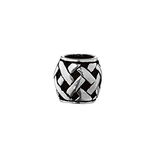 Cuenta celta de plata 925 NKlaus para trenzas de barba y pelo con cuentas rizadas modelo 6395