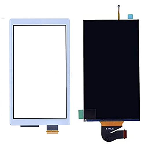TheCoolCube LCD Display Screen + Touch Digitizer Replacement Compatible with Nintendo Switch Lite (2019) (White)