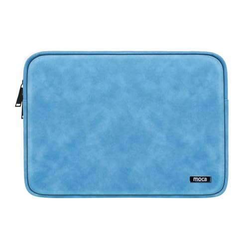 Image of MOCA 13 Inch Laptop Sleeve Case for MacBook Air M4 A3240 2025 M3 A3113 M2 A2681 M1 A2337 MacBook Pro 13 M2 M1 A2338 A2251 A2289 iPad Pro M5 iPad Air M3 (Blue)
