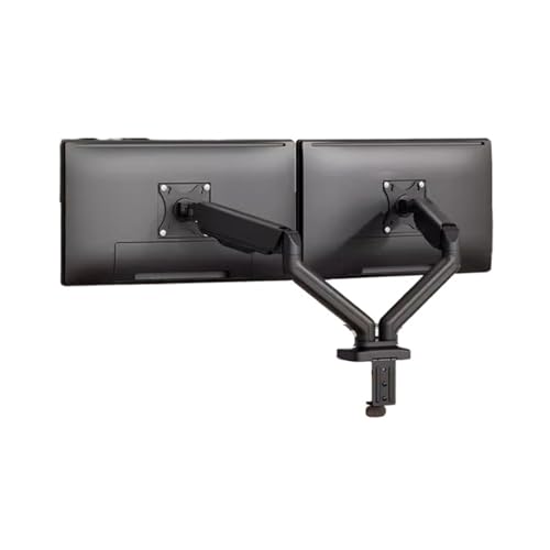 Soporte de pantalla doble T6-2W elimina el desorden de cables en monitores de escritorio 7